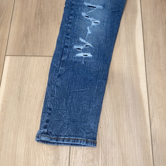 EUC Girls Gymboree Size 10 Distressed Girlfriend Style Denim Jeans - Picture 3 of 14